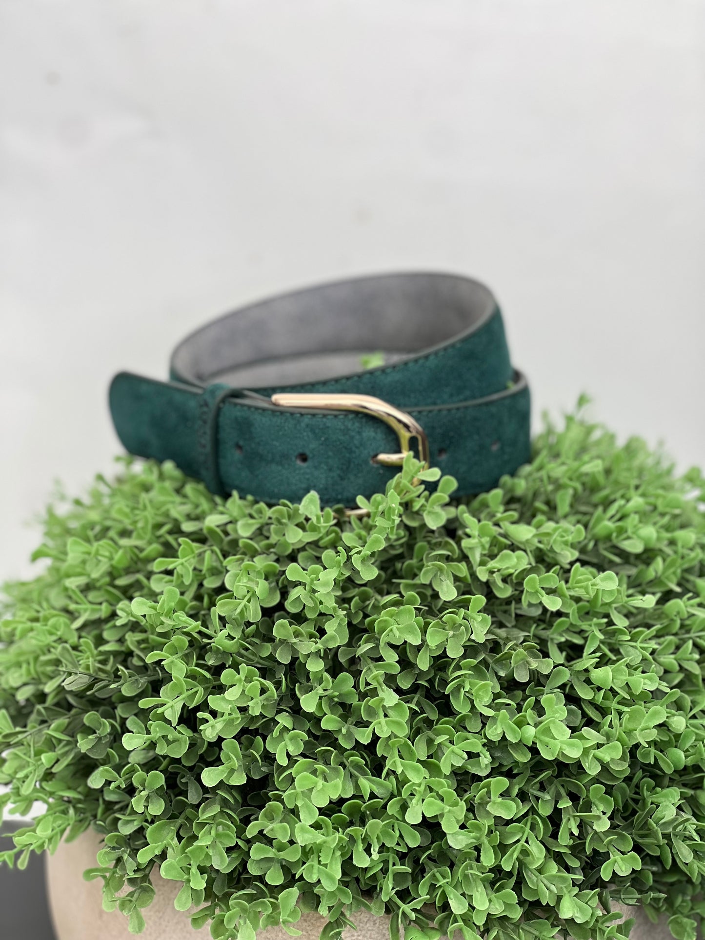 Luxury Suede stirrup belt