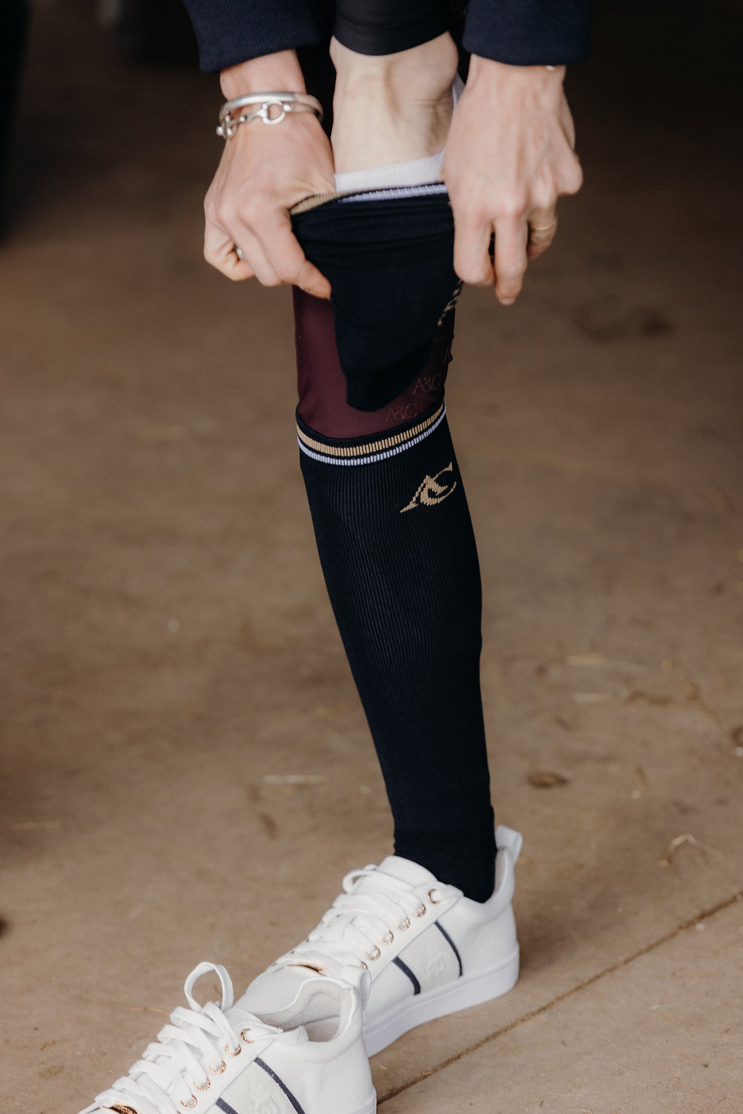 Aspin & Co Leather & Suede Sneakers
