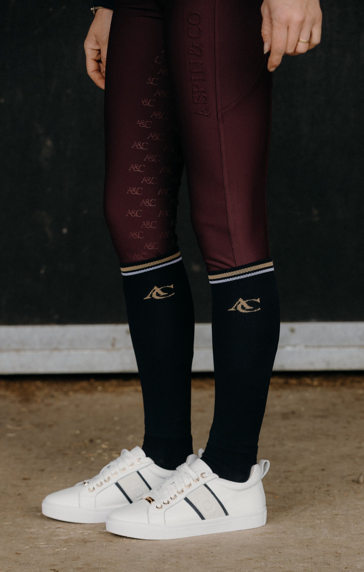 Aspin & Co Leather & Suede Sneakers