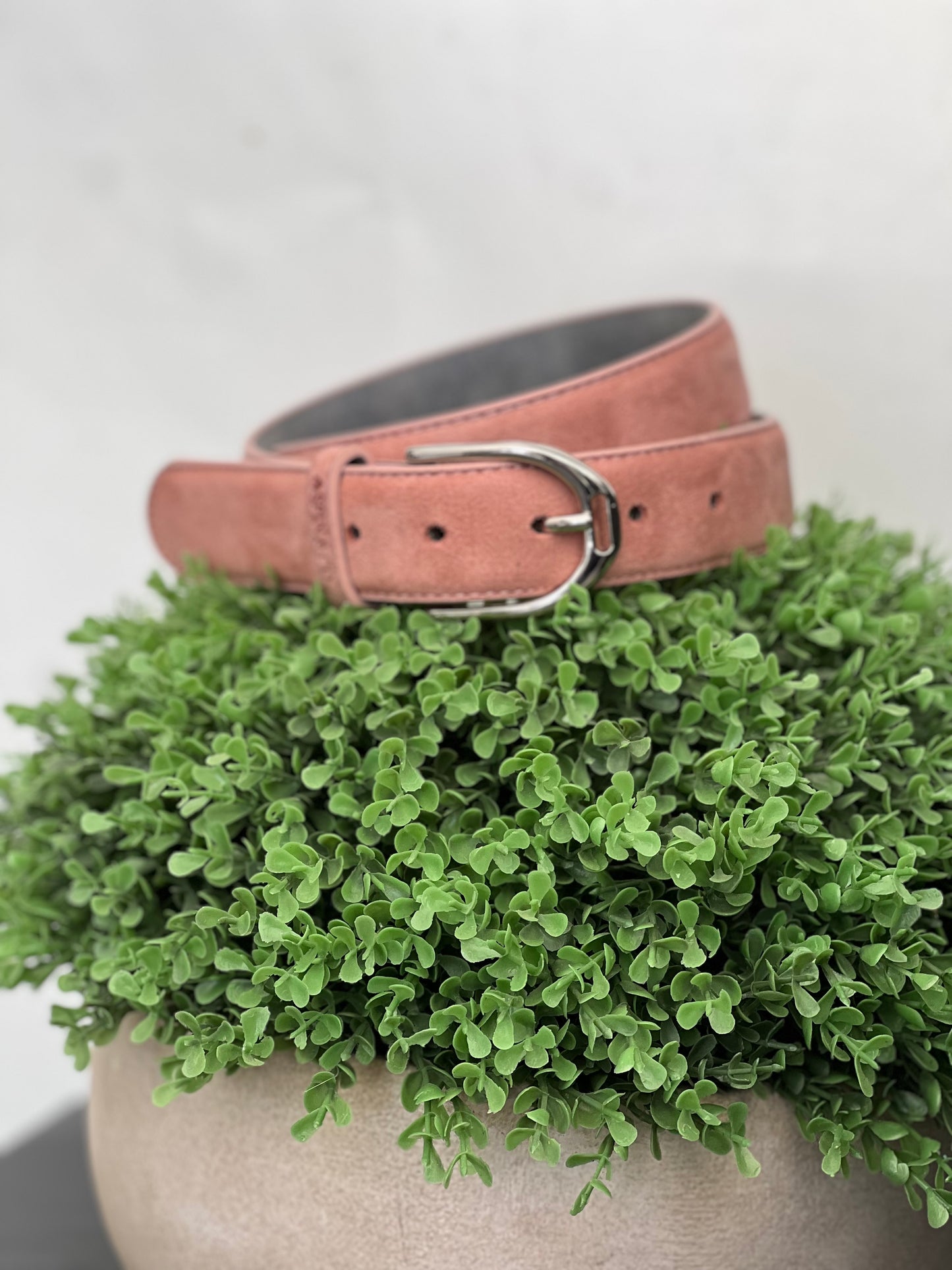 Luxury Suede stirrup belt