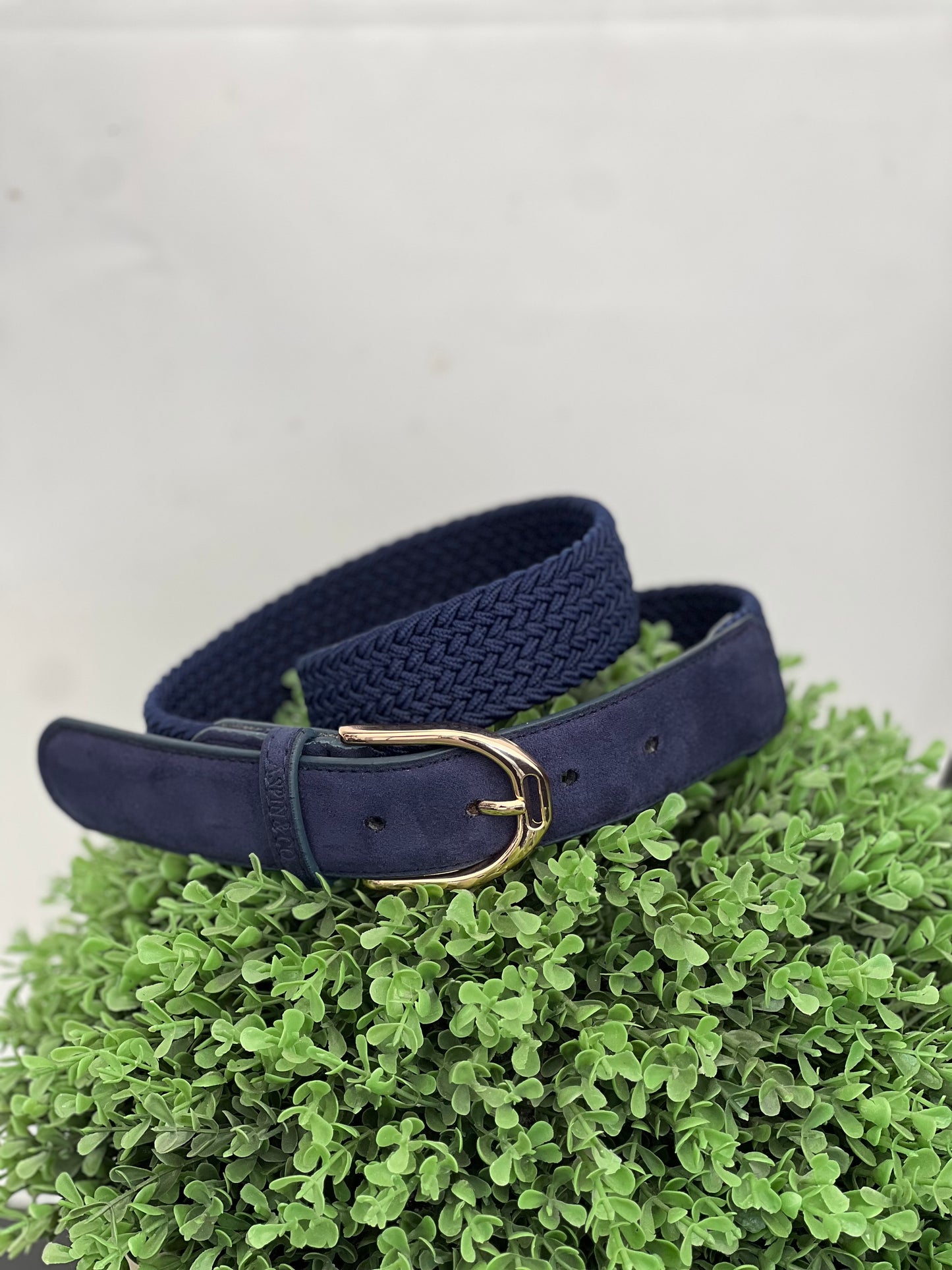 Luxury Suede stirrup belt