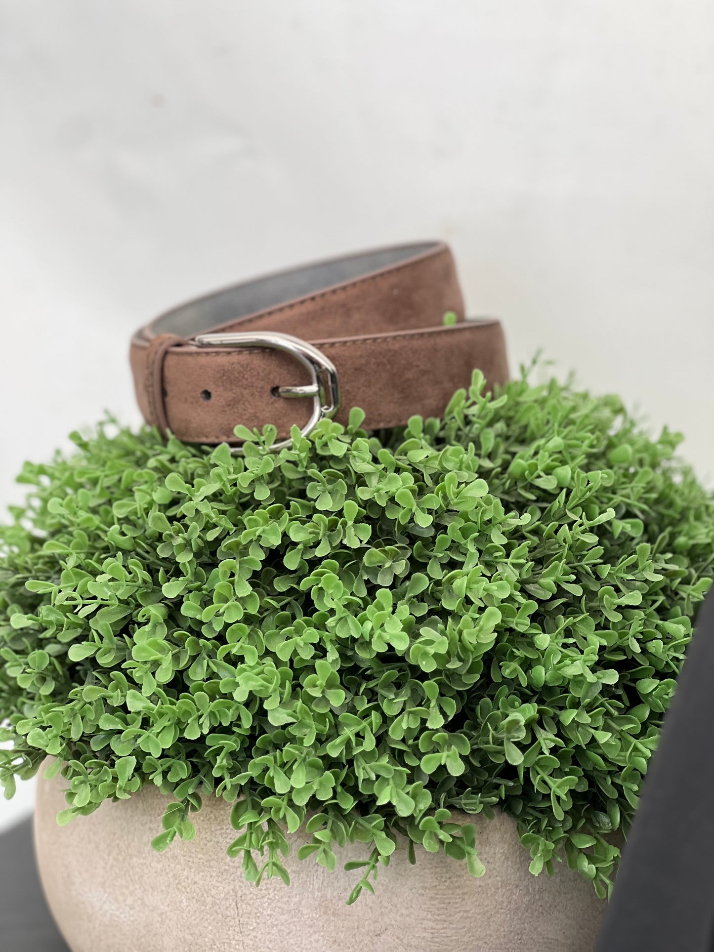 Luxury Suede stirrup belt