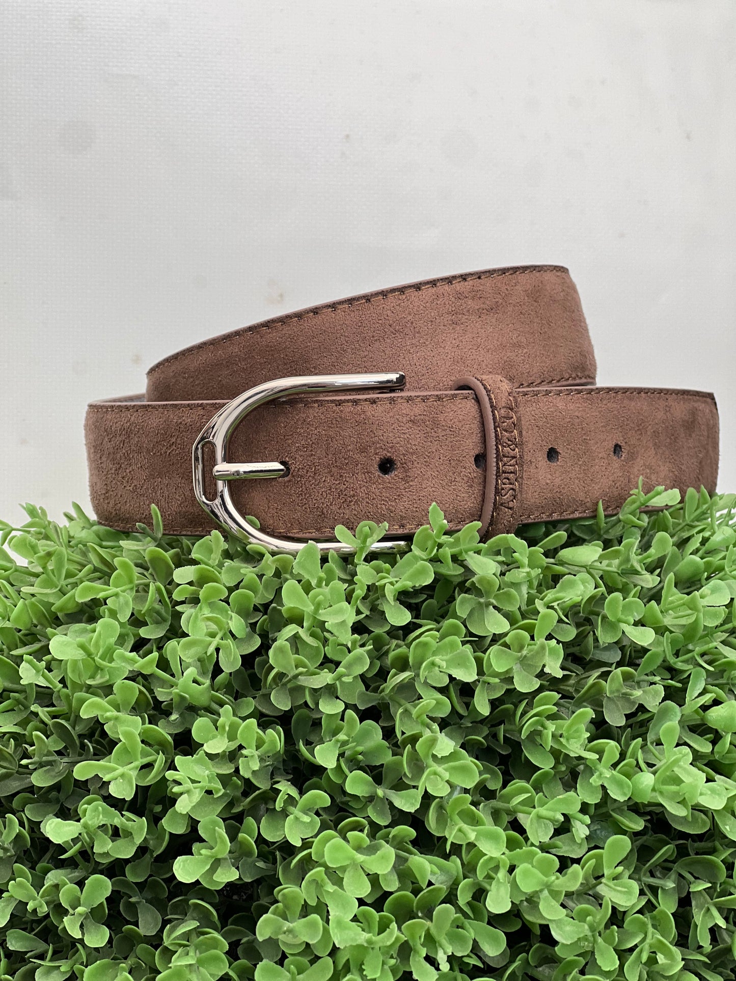 Luxury Suede stirrup belt