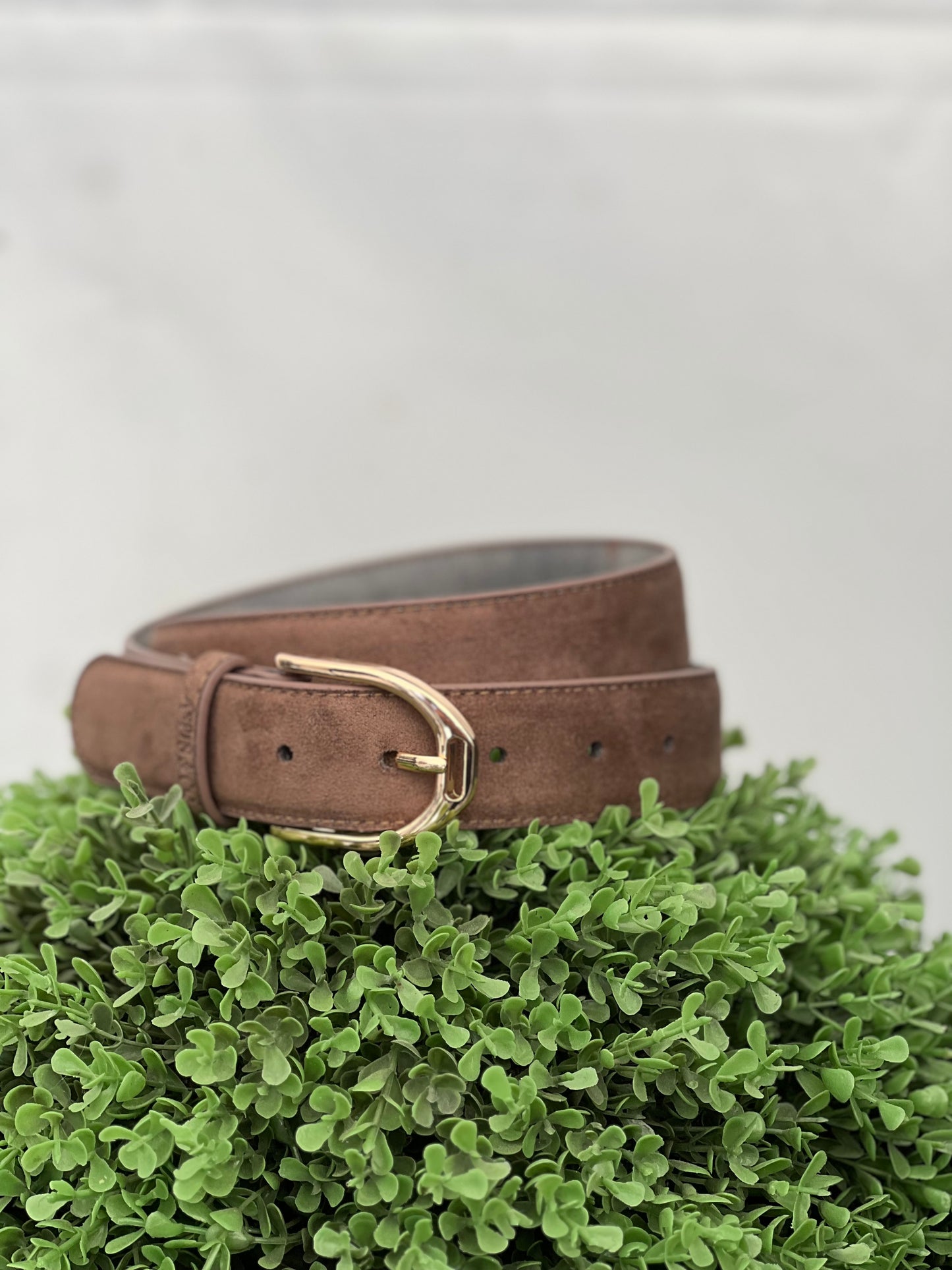 Luxury Suede stirrup belt