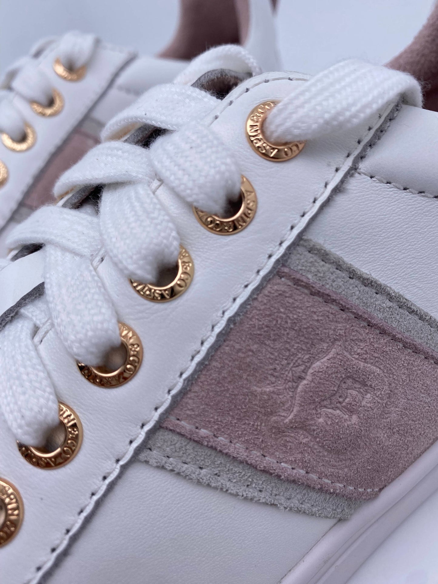 Aspin & Co Leather & Suede Sneakers