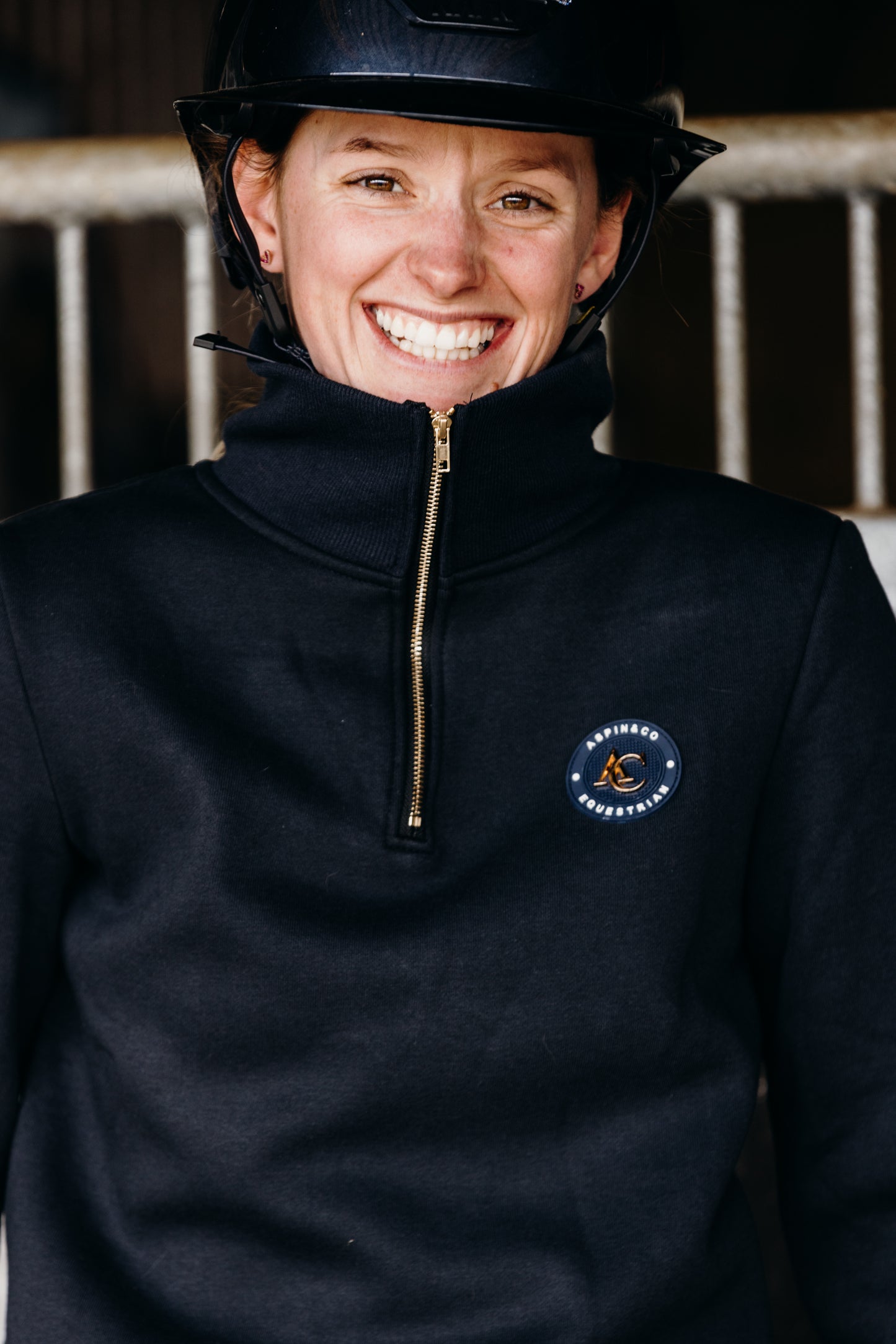 Quarter Zip velvet lined sweater
