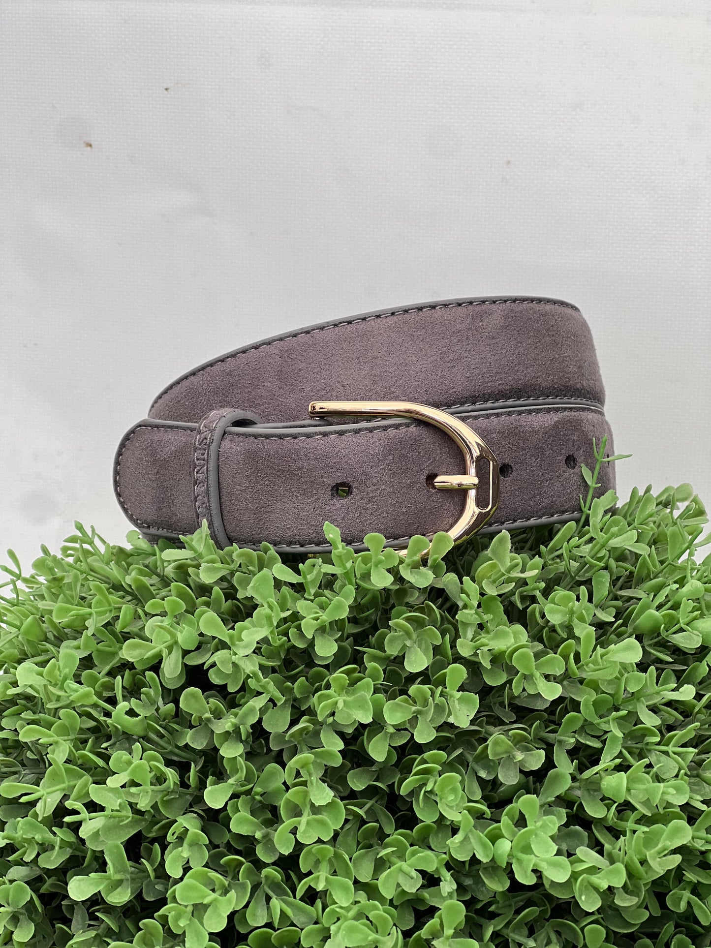Luxury Suede stirrup belt