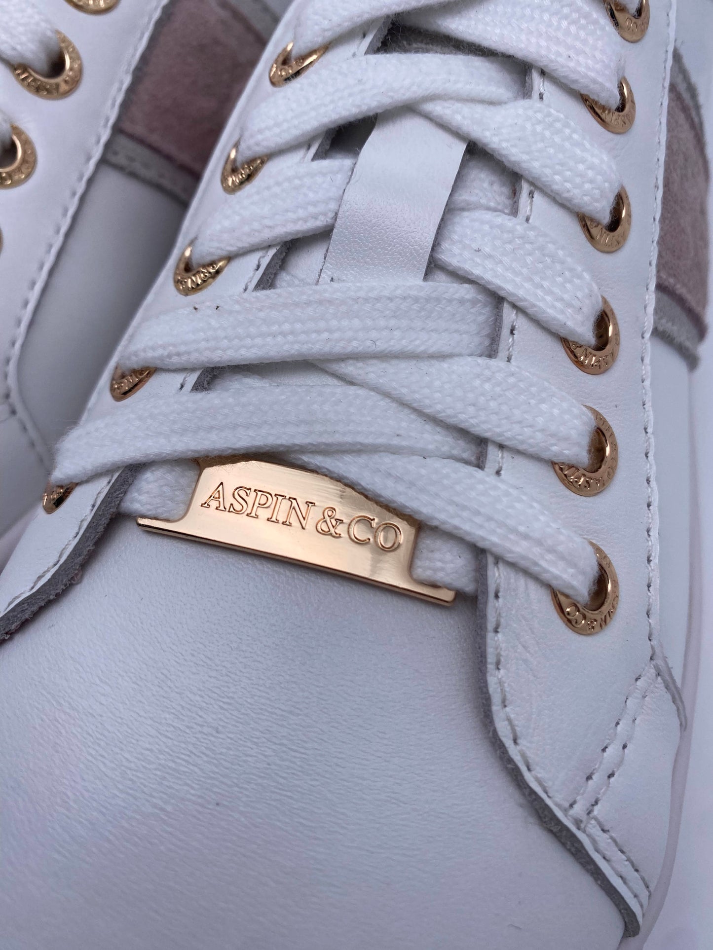 Aspin & Co Leather & Suede Sneakers