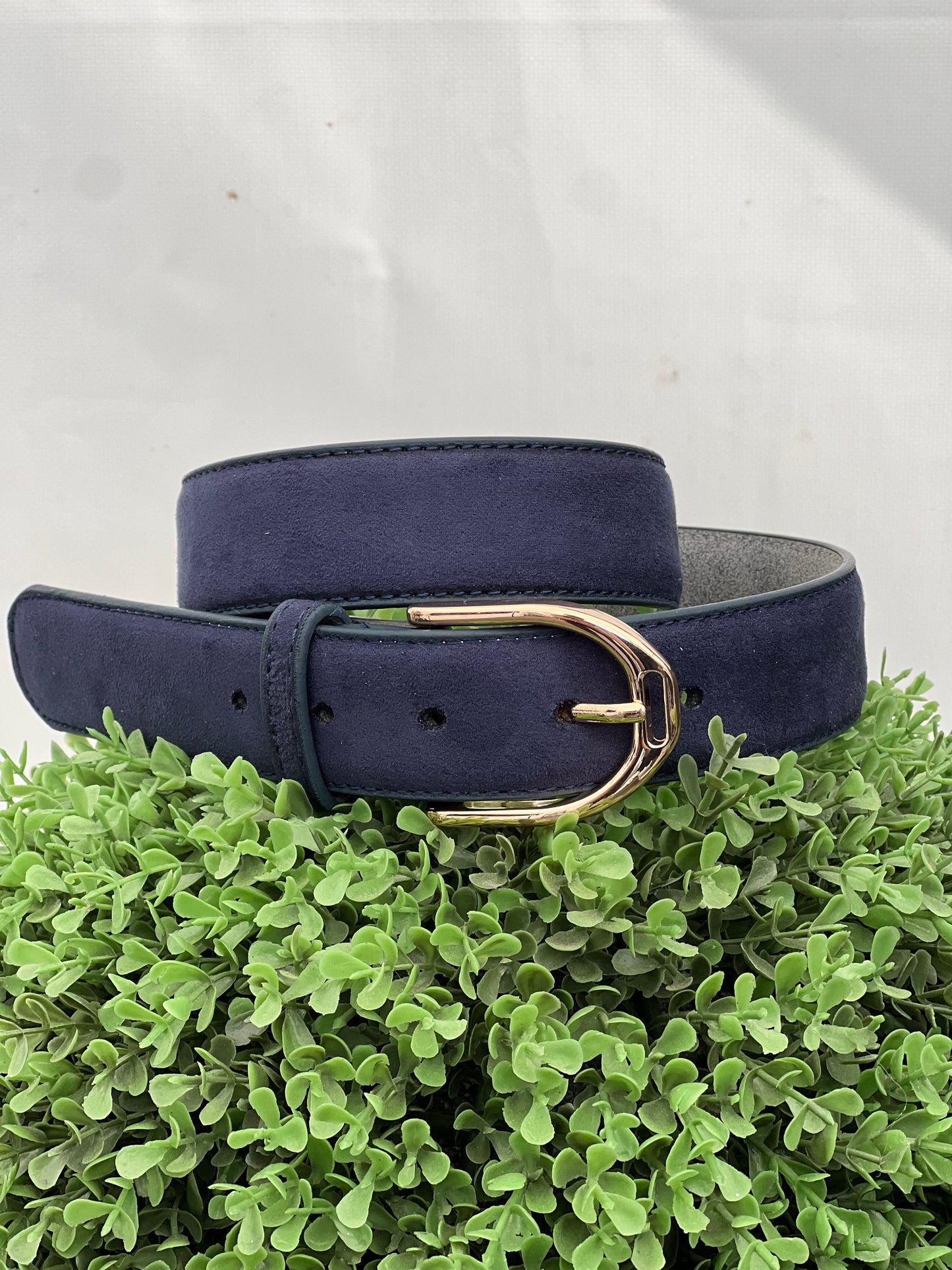 Luxury Suede stirrup belt