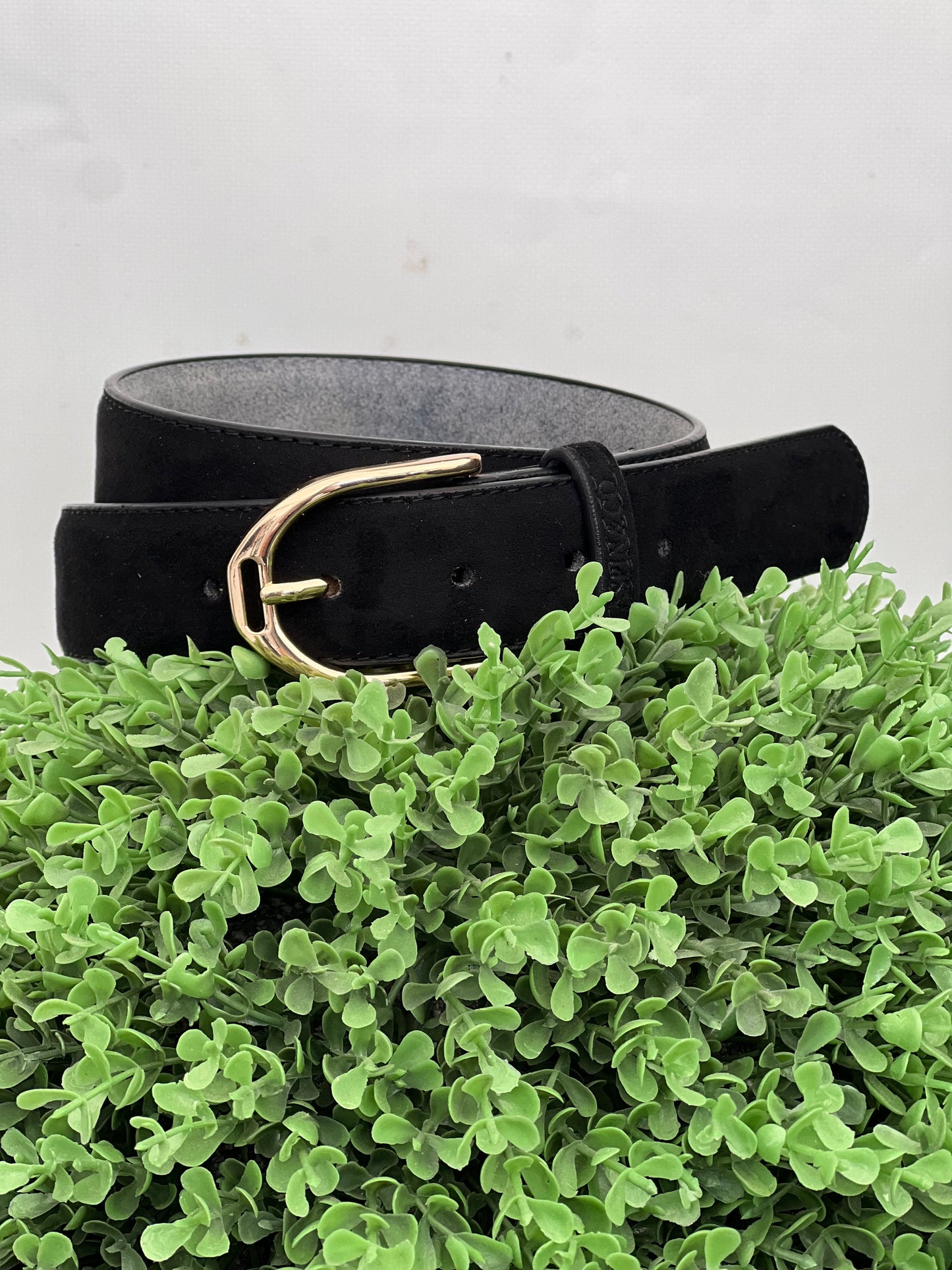 Luxury Suede stirrup belt
