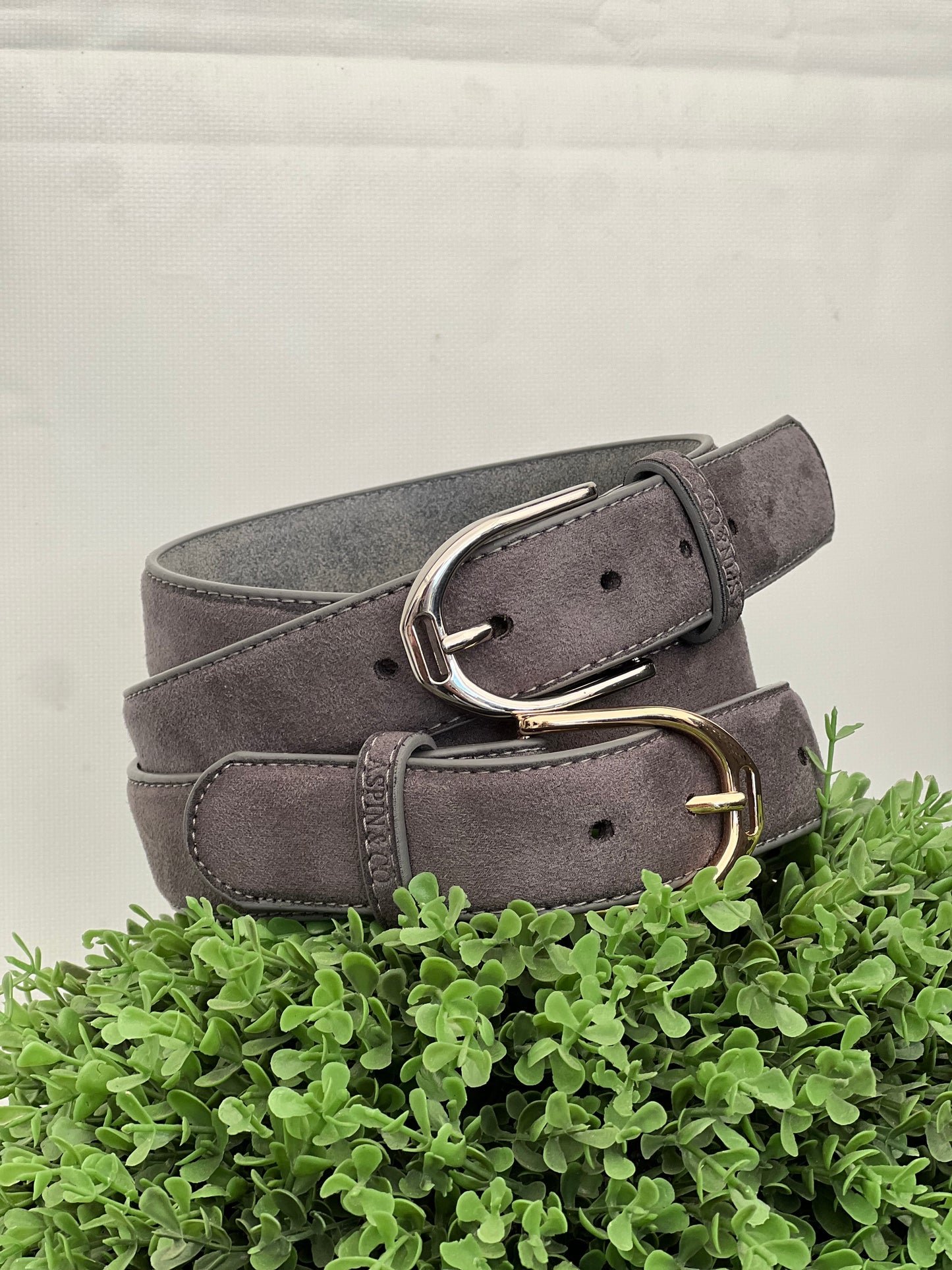Luxury Suede stirrup belt