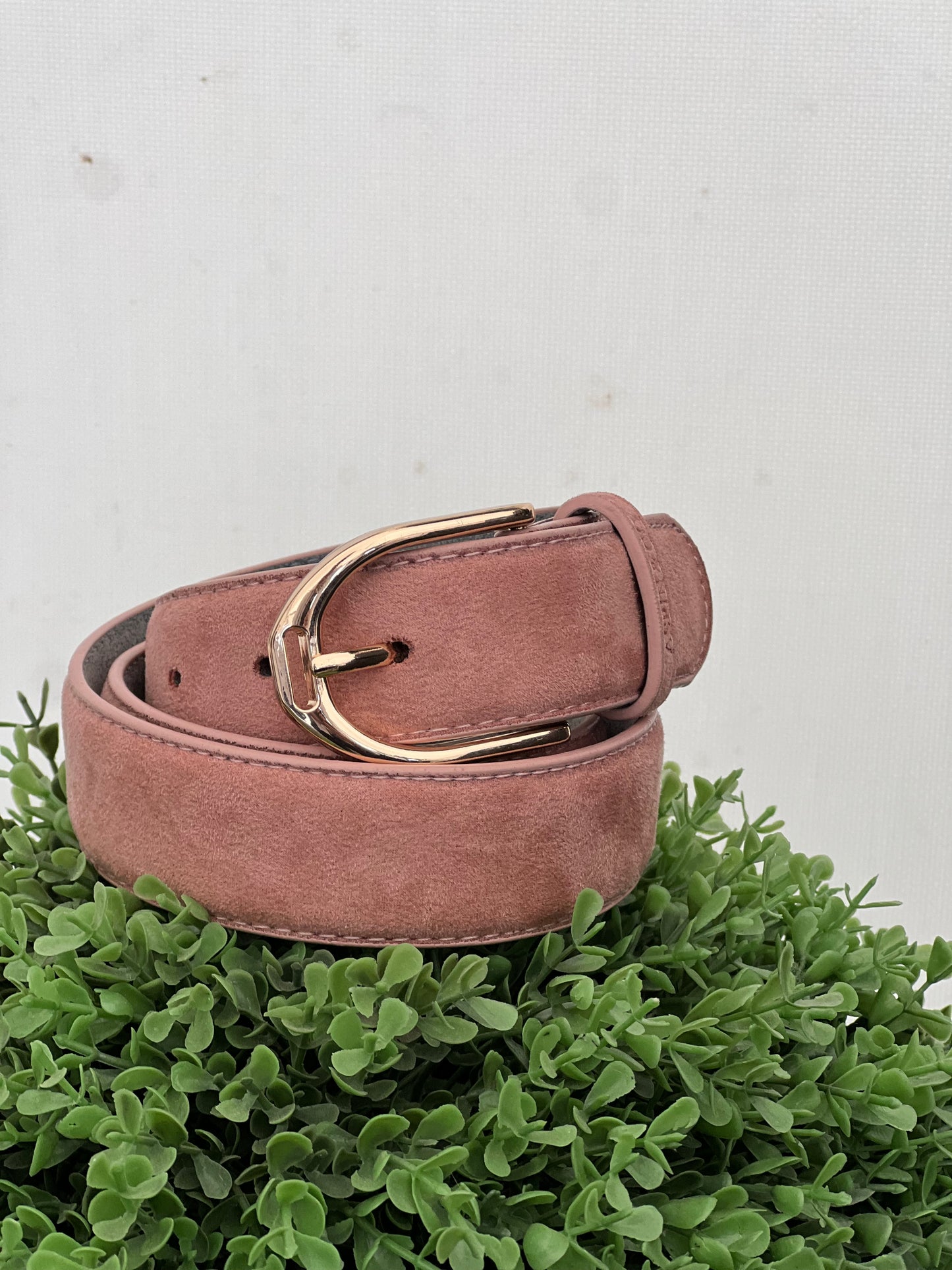 Luxury Suede stirrup belt