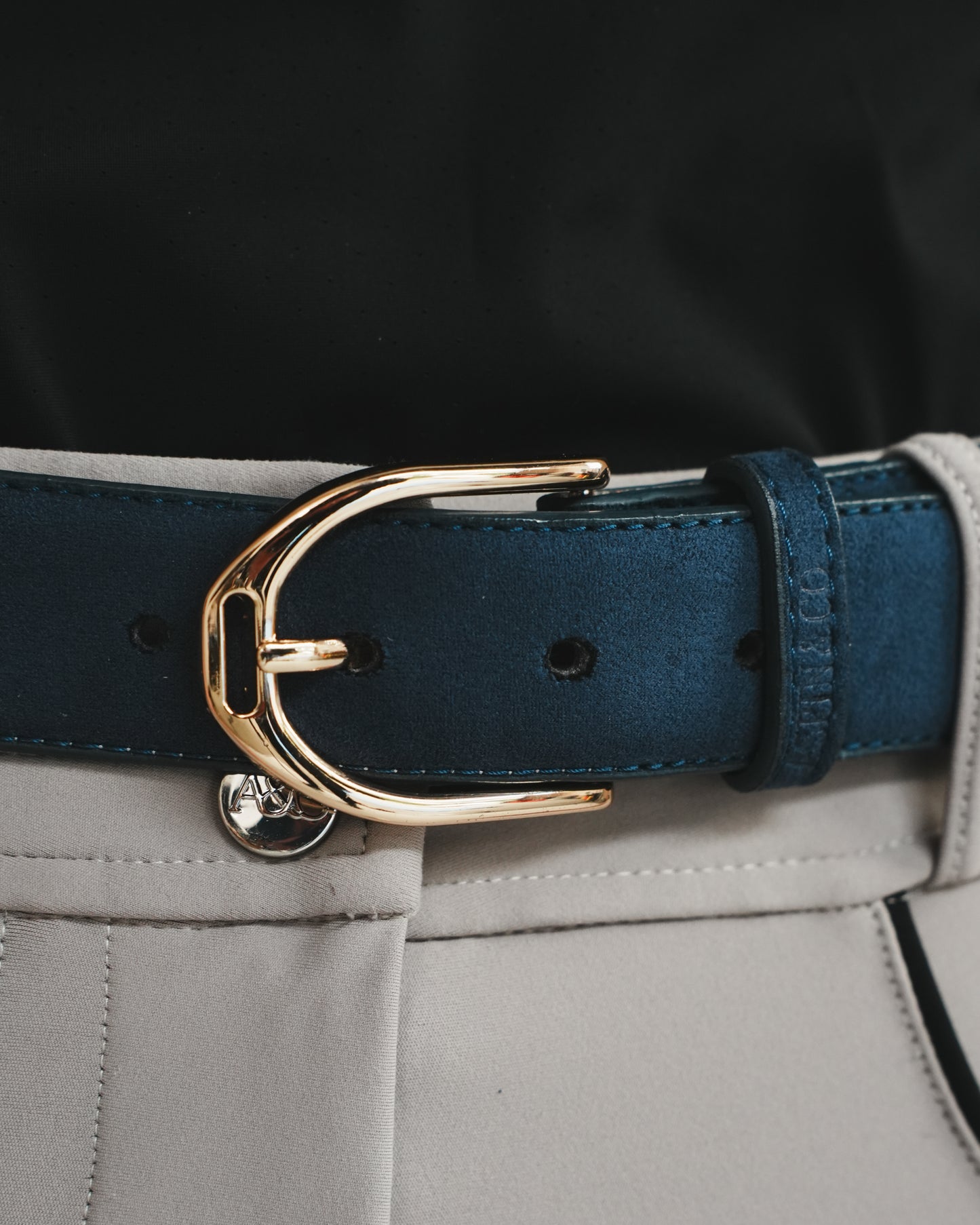 Luxury Suede stirrup belt