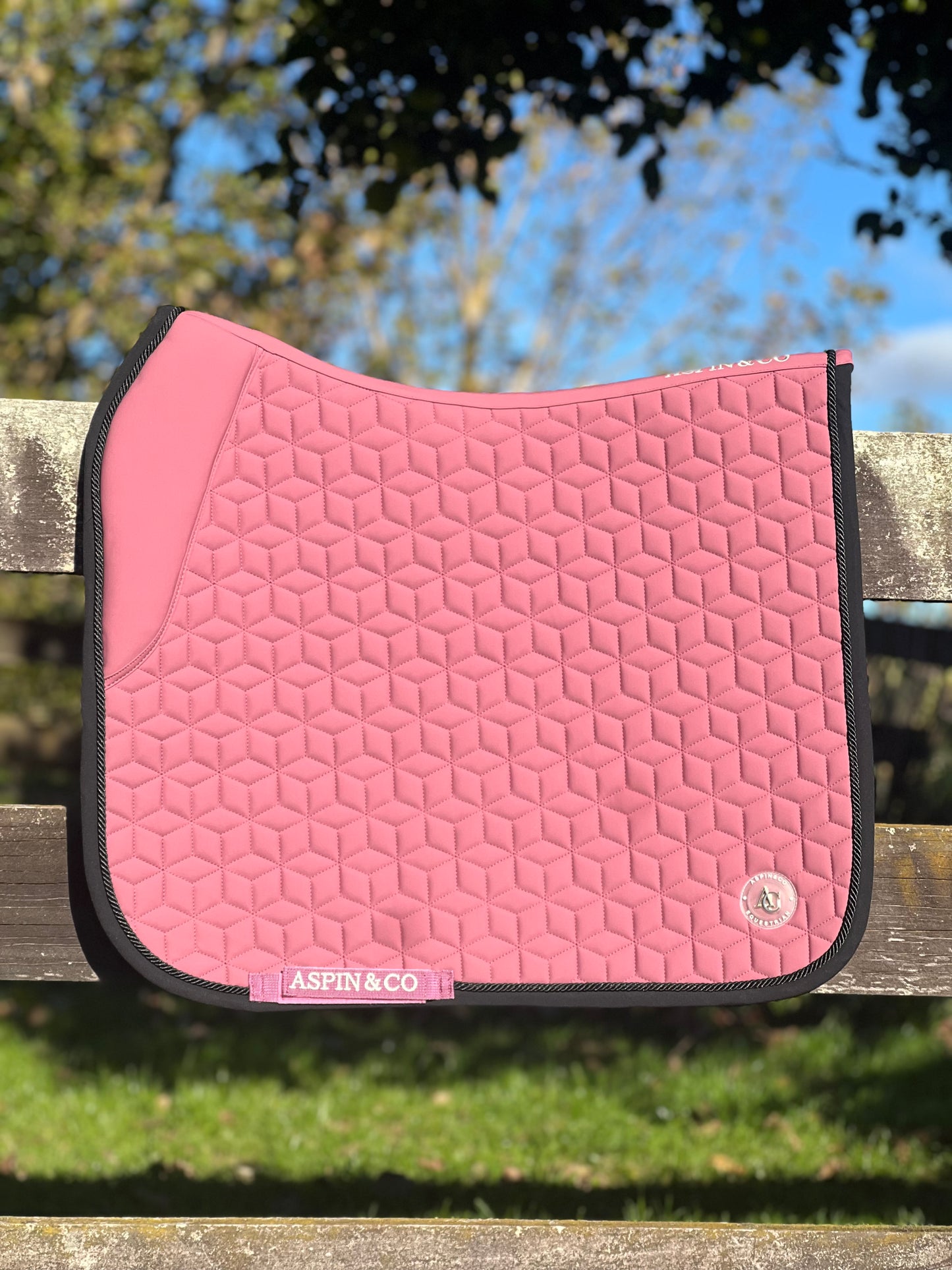Dusky Pink: Dressage saddle pad (Full)