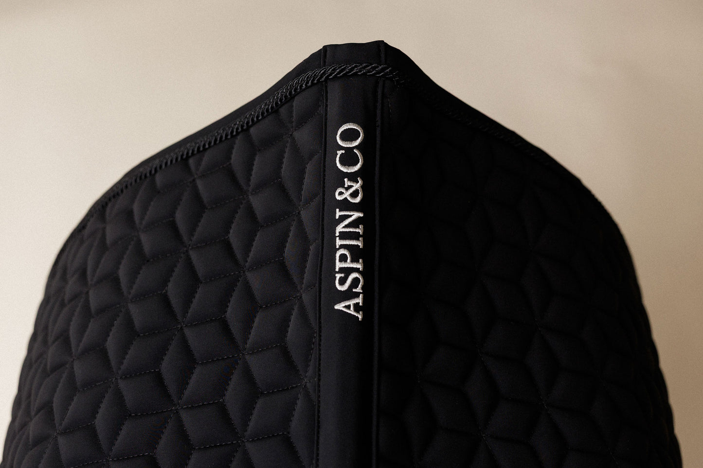 Black: Dressage saddle pad (Full)