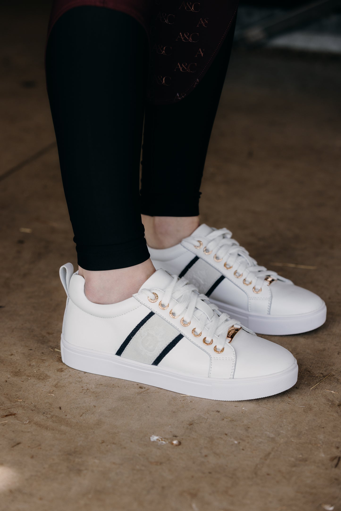 Aspin & Co Leather & Suede Sneakers