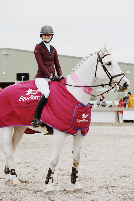 Maroon & Navy show jacket