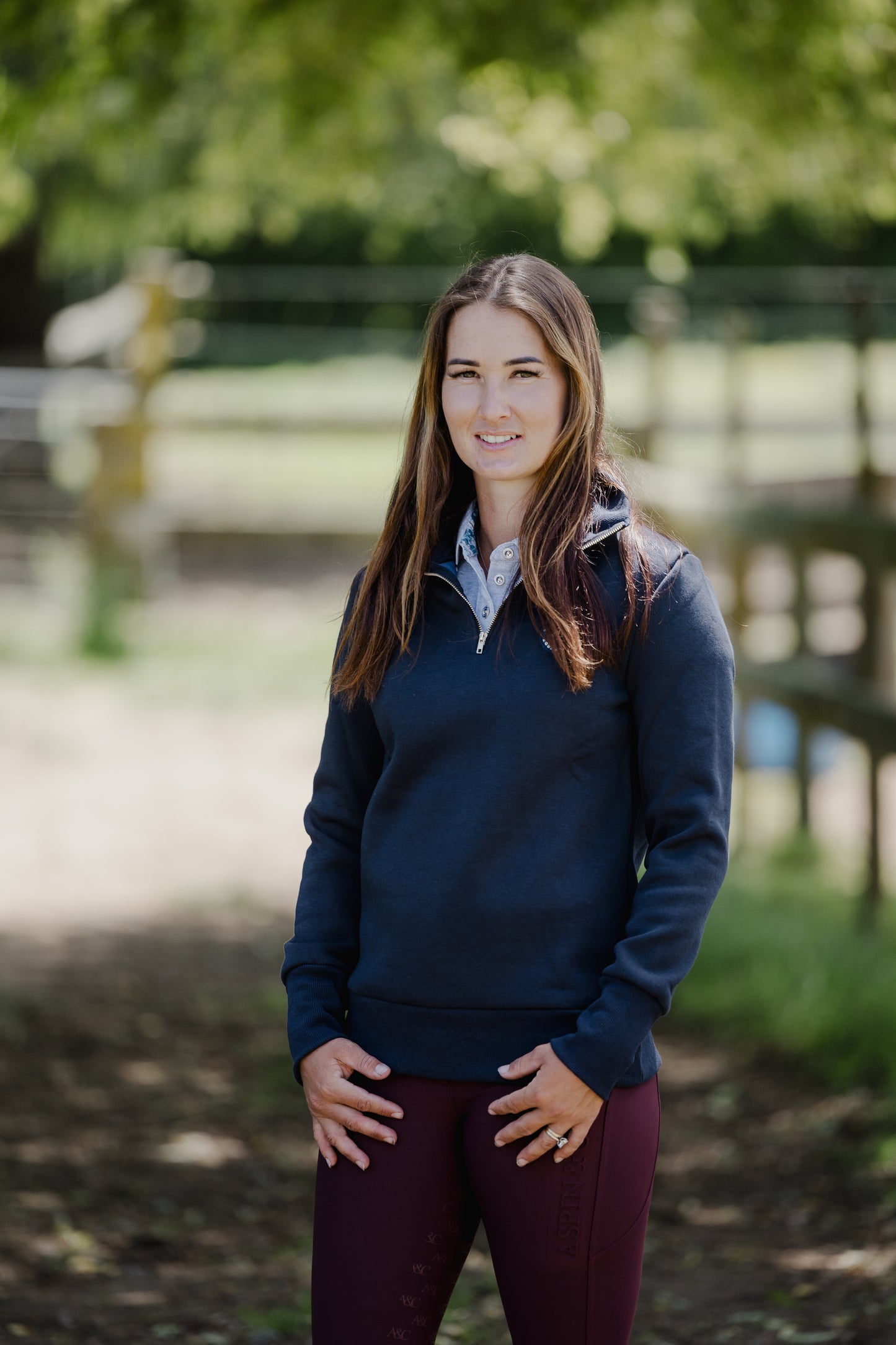 Quarter Zip velvet lined sweater