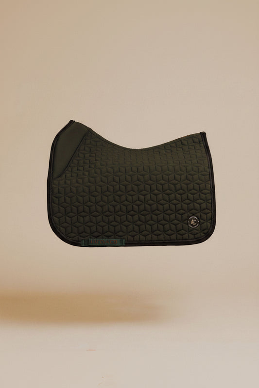Green & Black: Dressage saddle pads (Full)