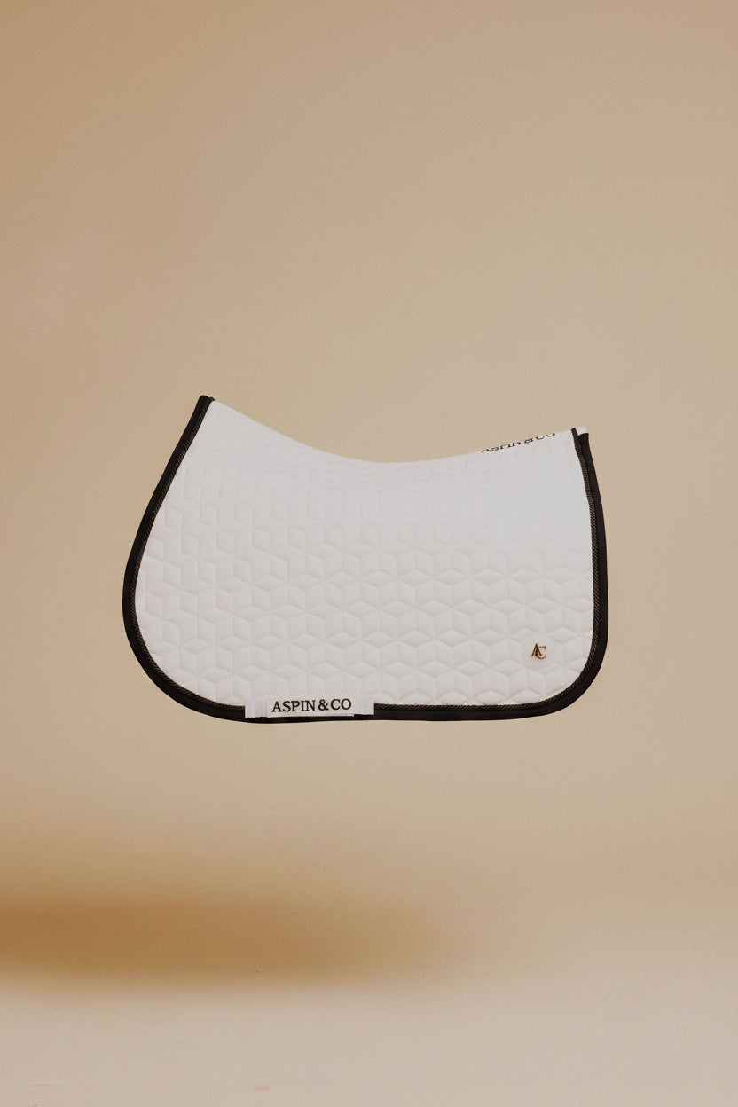 White & Black: Jumping & GP Saddle pads