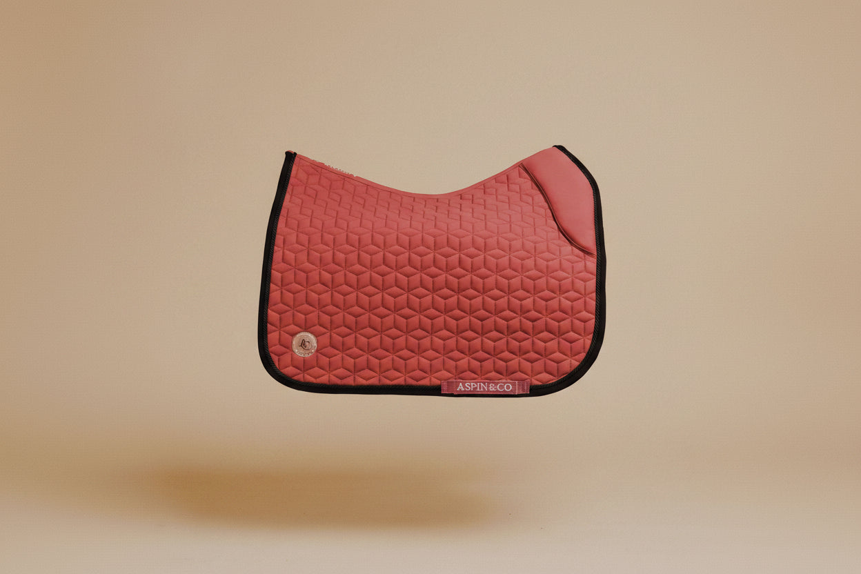Dusky Pink: Dressage saddle pad (Full)