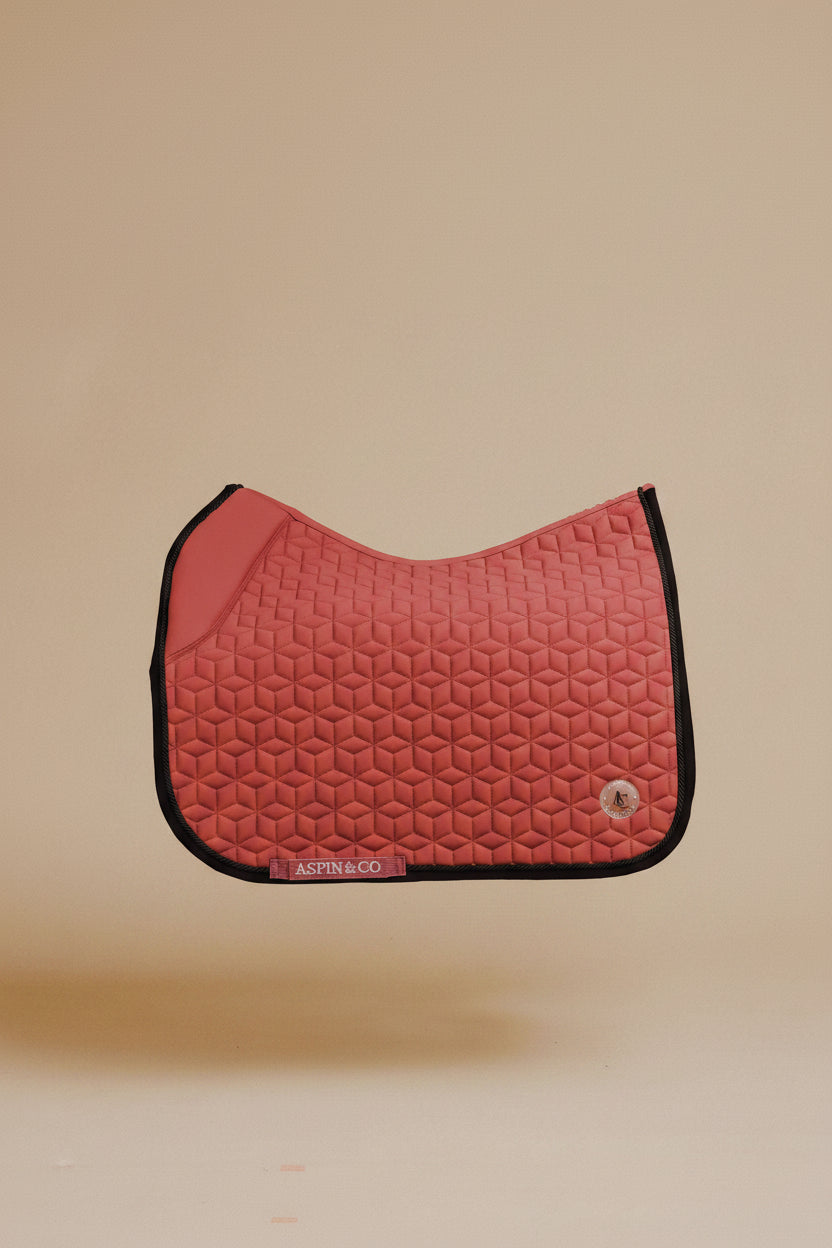 Dusky Pink: Dressage saddle pad (Full)