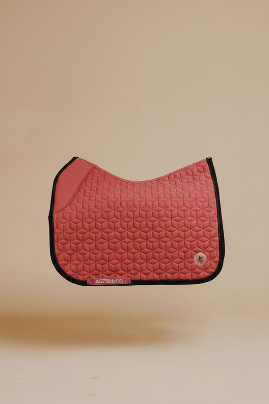 Dusky Pink: Dressage saddle pad (Full)