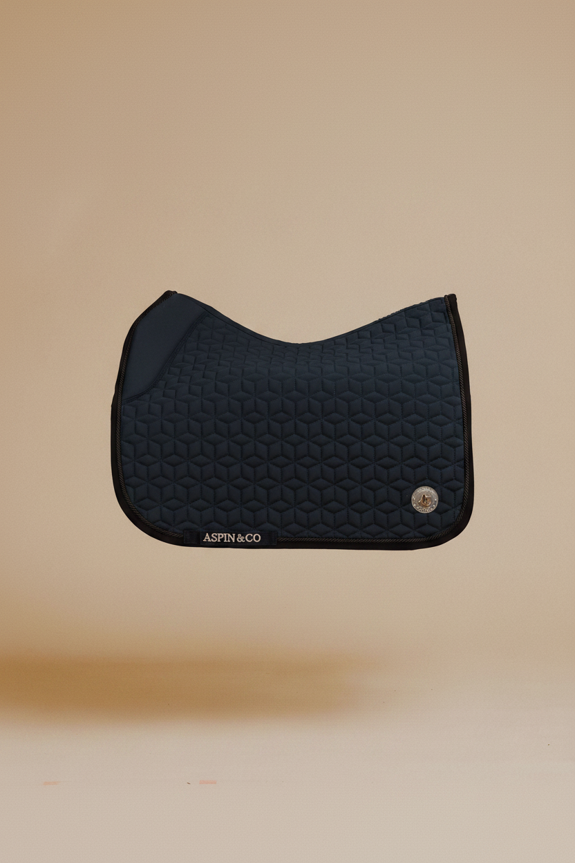Ink & Black: Dressage saddle pad (Full)