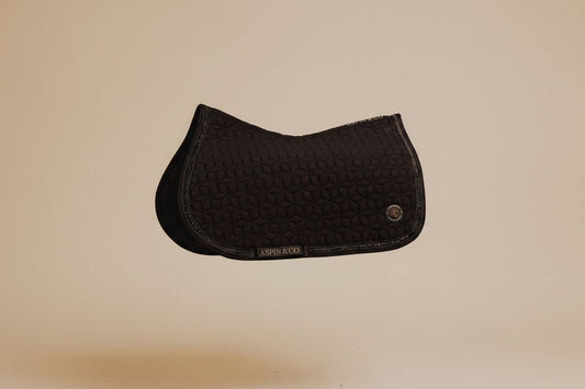 Black & Black sparkle: Jumping & GP saddle pad