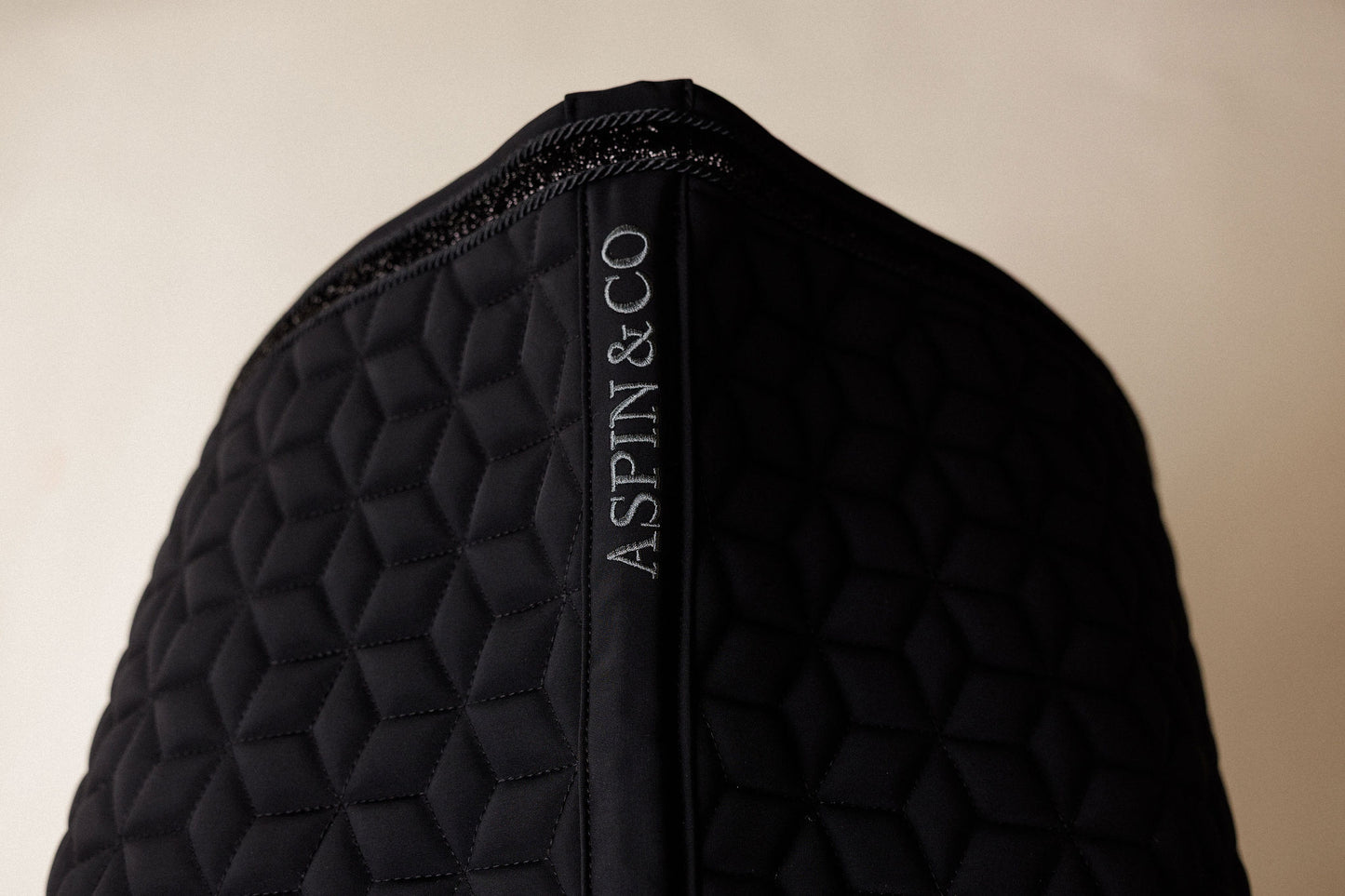 Black & Black sparkle: Jumping & GP saddle pad