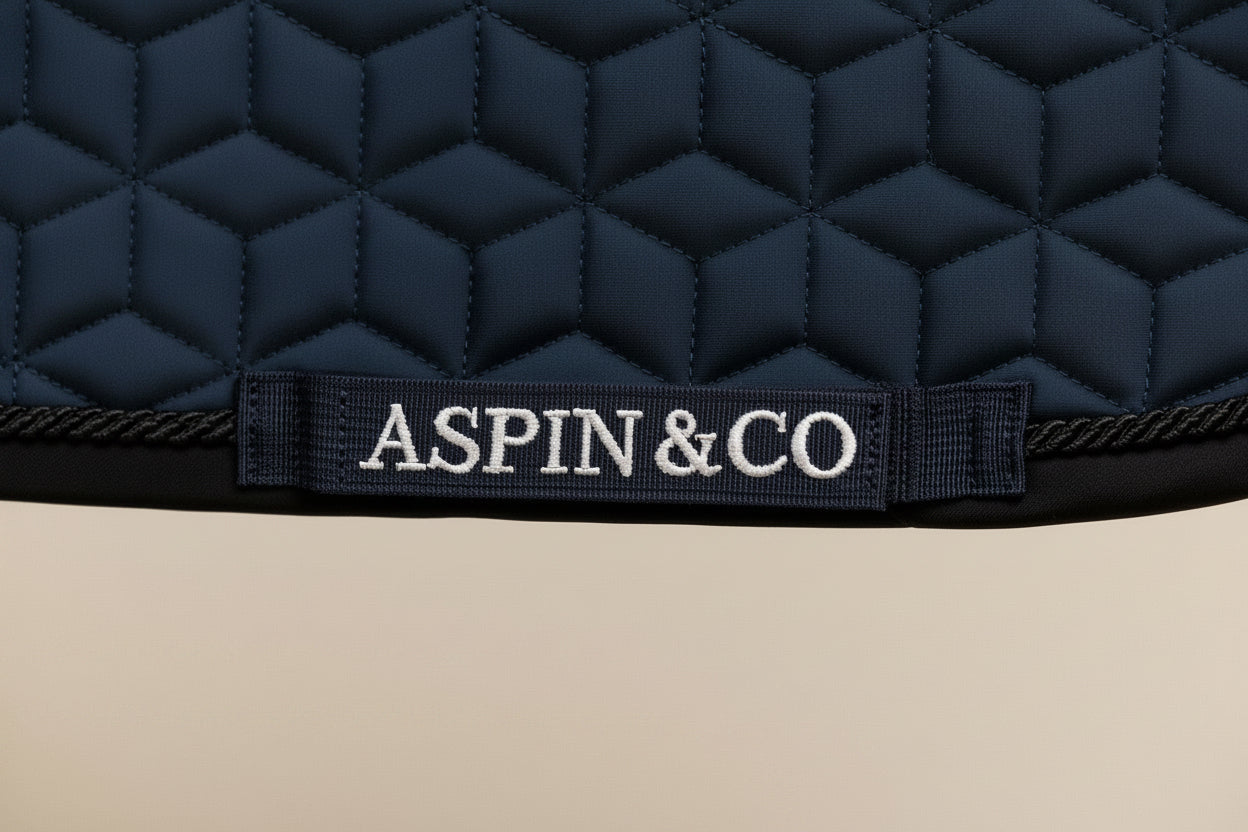 Ink & Black: Dressage saddle pad (Full)